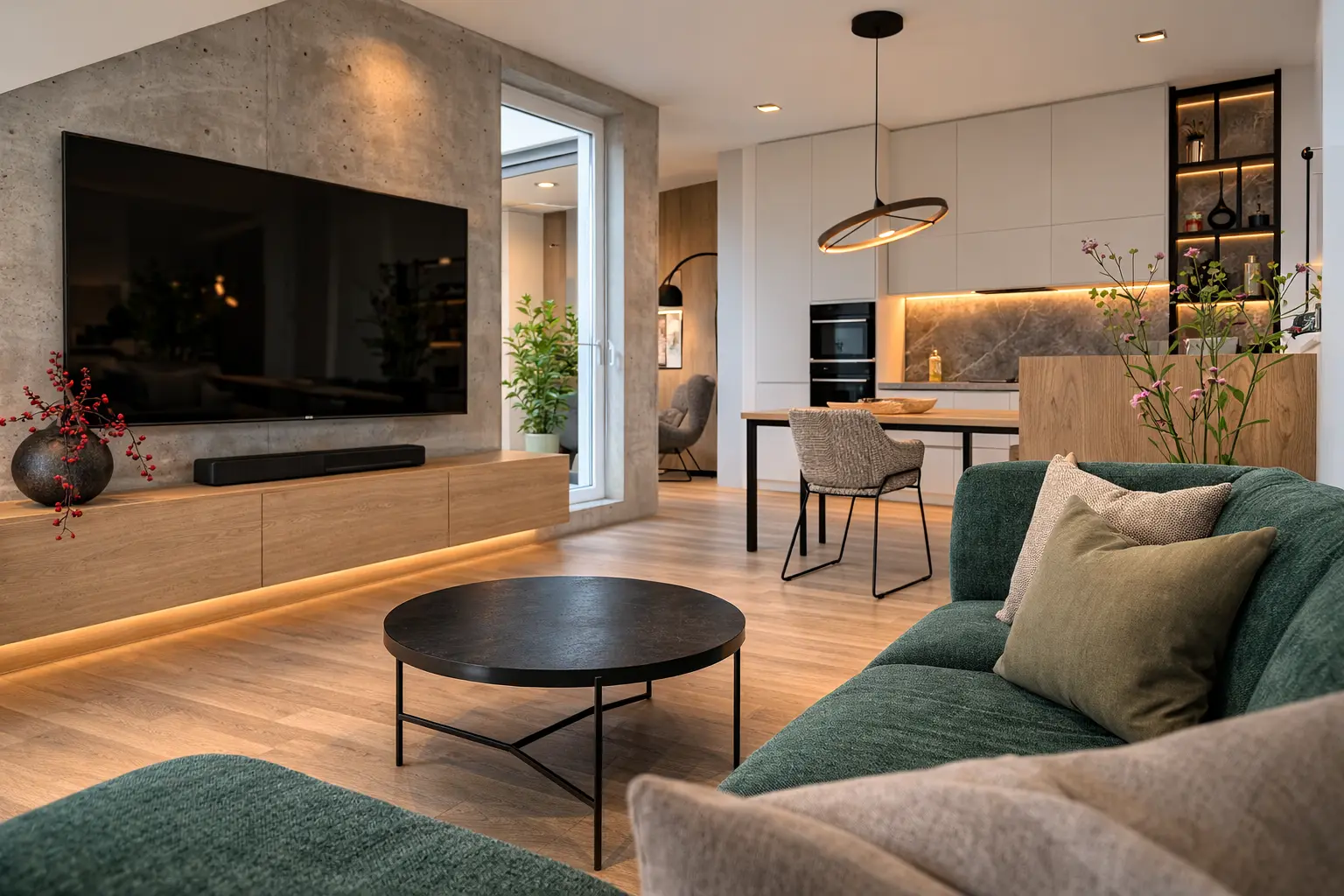 Interiér luxusného apartmánu